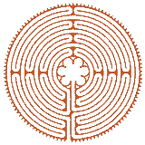 Image representing the Labyrinth at Chartres Cathedral, France.